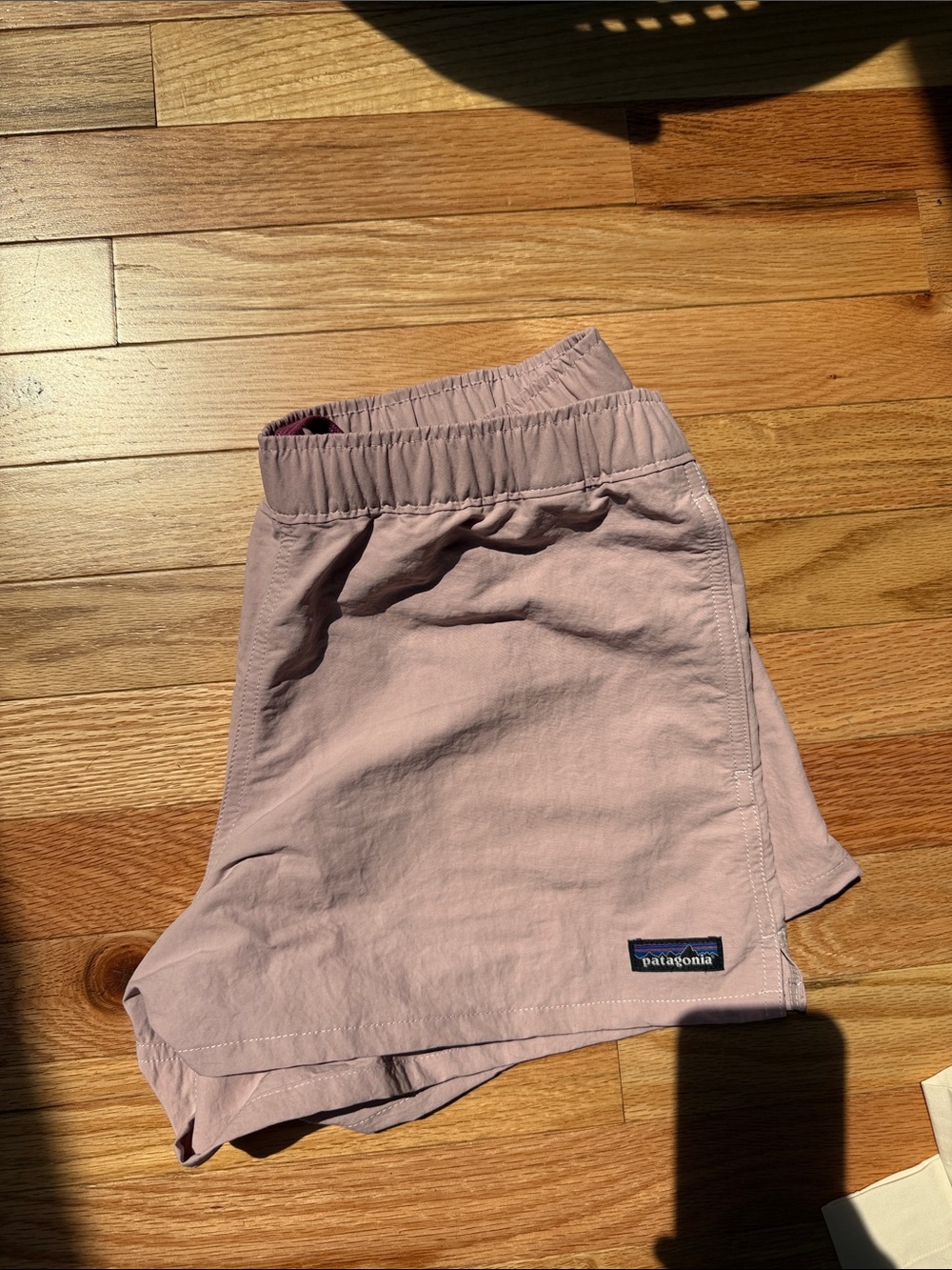 Patagonia Women's Dusty Pink Athletic Shorts
